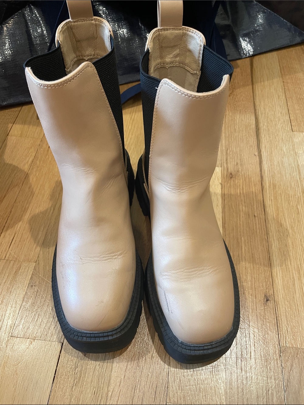 MIA tan and black boots